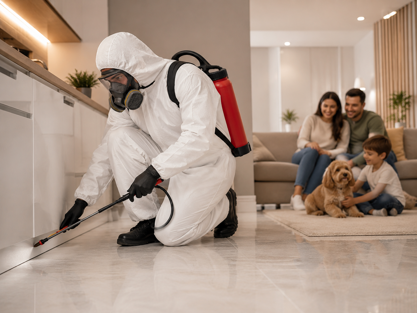 Dedetização profissional segura para ambientes internos